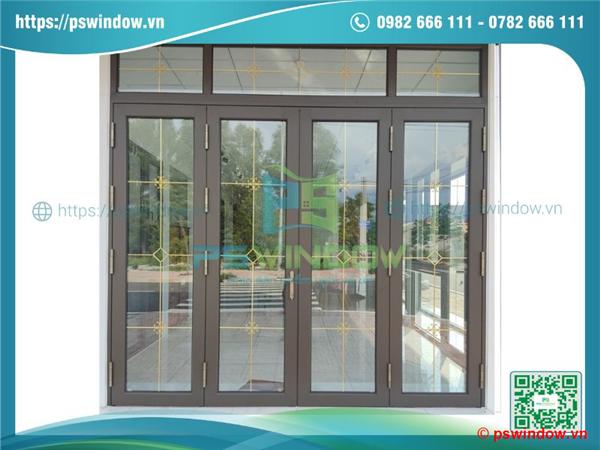Hình ảnh Cửa đi mở quay nhôm Maxpro