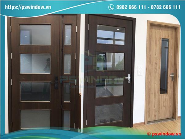 Hình ảnh Cửa gỗ nhựa composite tại Ecopark, Long Biên, Hà Nội