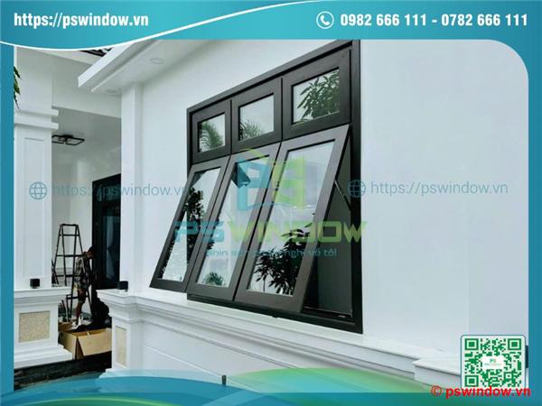 Hình ảnh Cửa sổ mở hất nhôm Maxpro chính hãng