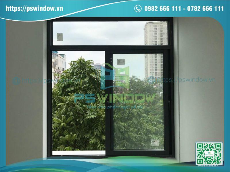 Cửa sổ nhôm lùa 2 cánh xingfa cua so nhom lua 2 canh xingfa