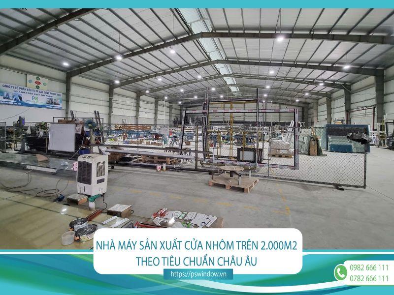 Nhà máy sản xuất Pswindow hơn 2000m2
