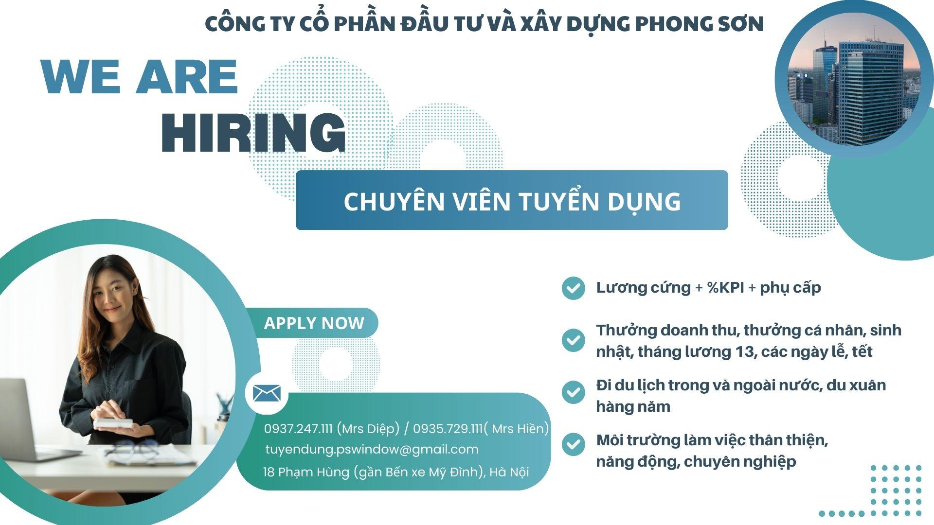 Hình ảnh Tuyển dụng Chuyên viên tuyển dụng