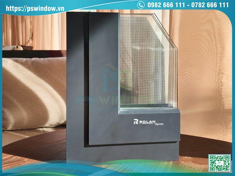 Bề mặt nhôm Rolan sơn tĩnh điện bền màu với ánh kim cao cấp