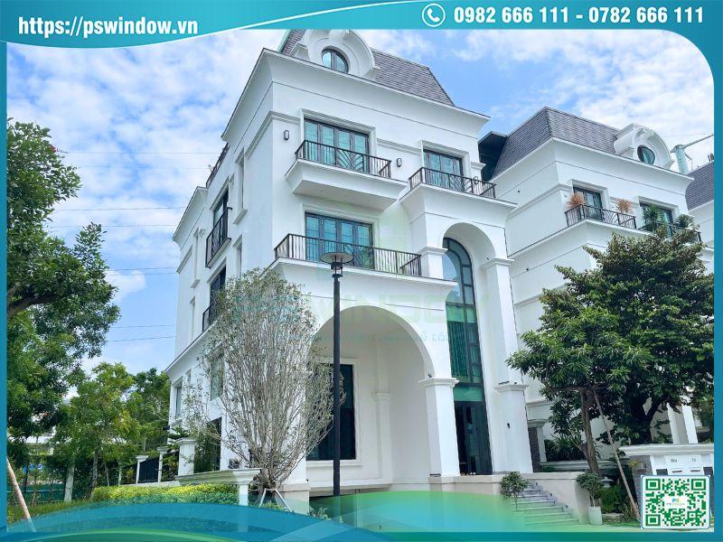 Biệt thự liền kề lắp đặt cửa Rolan cao cấp Pswindow