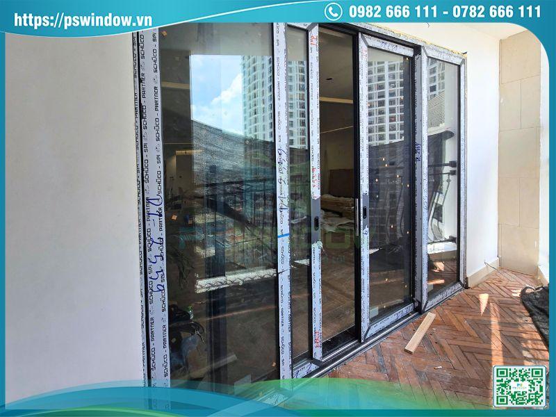 Bộ cửa Schuco được Pswindow lắp đặt hoàn thiện