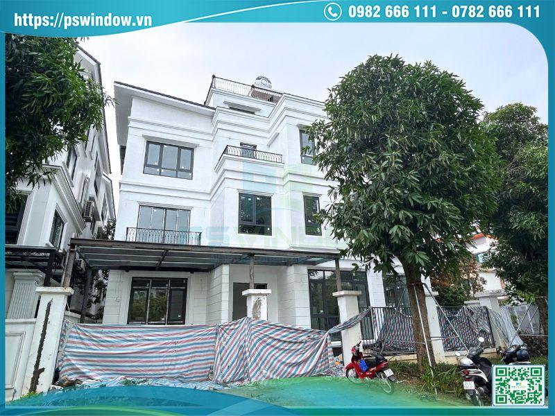 Công trình biệt thự liền kề tại KĐT Gamuda lắp đặt cửa Xingfa Pswindow