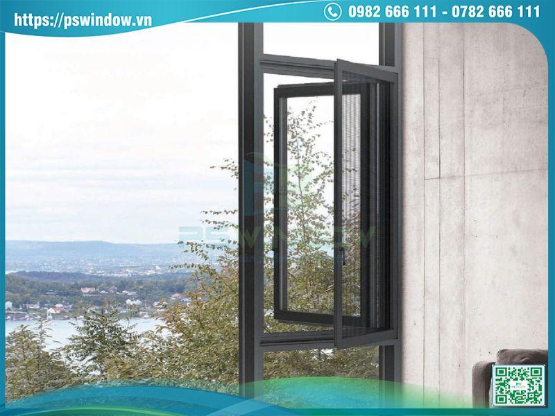 Cửa lưới chống muỗi dạng mở quay