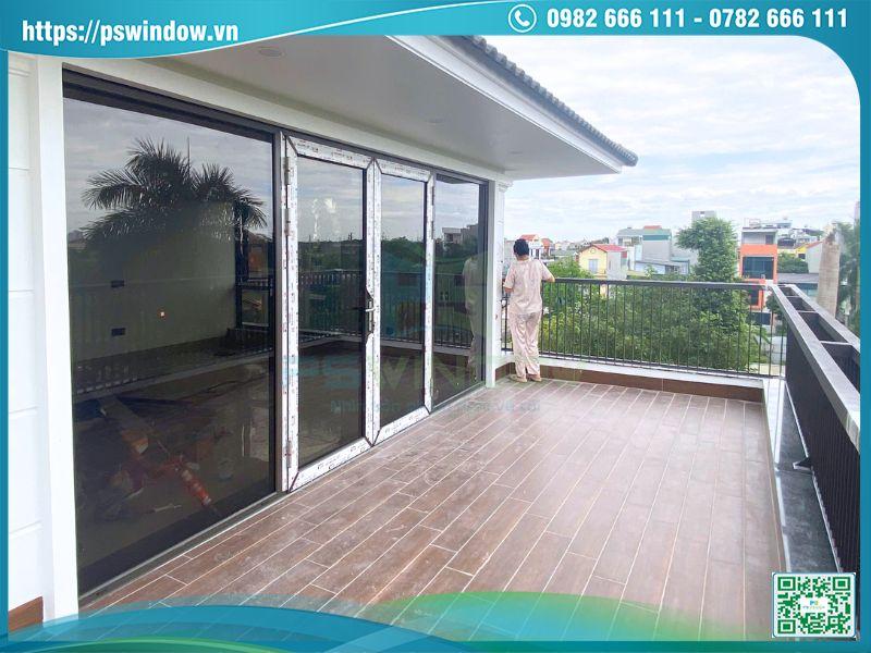 Cửa mở quay nhôm Maxpro hệ 65