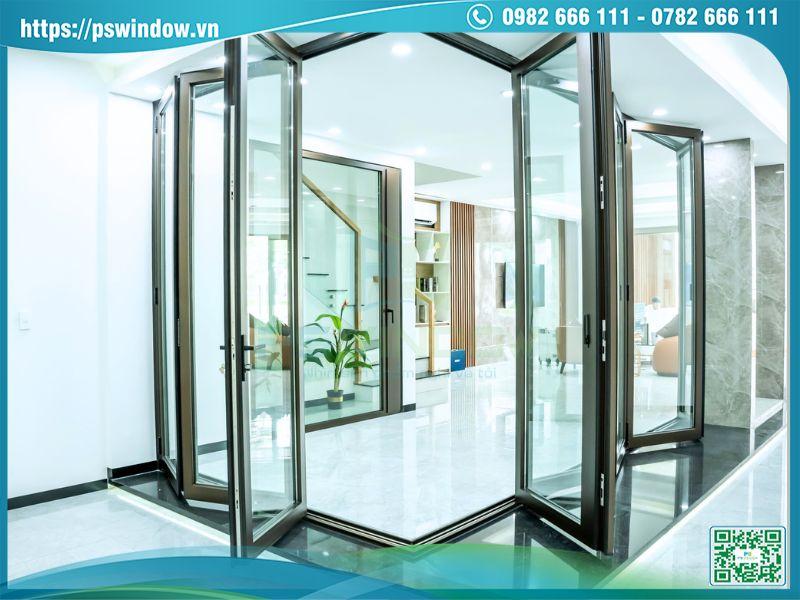 Cửa nhôm cầu Civro với bề mặt xi mạ chống ăn mòn, kháng muối biển