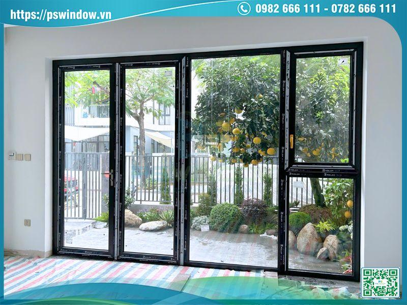 Cửa nhôm cầu kính hộp cách âm cách nhiệt cao cấp
