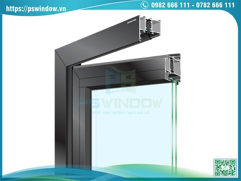 Cửa  nhôm Holcom cầu cách nhiệt kiểu mở quay