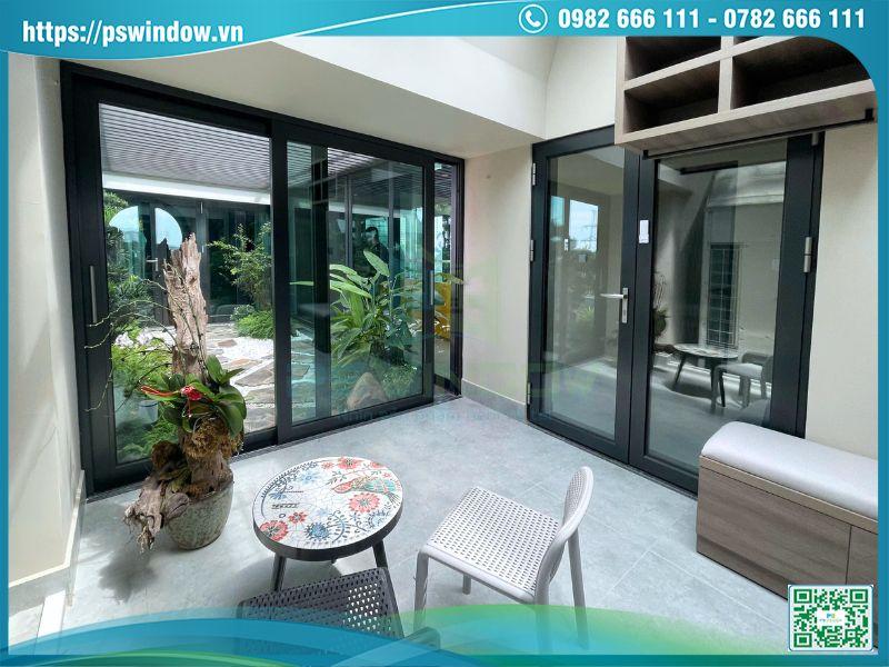 Hình ảnh Cửa Nhôm Kính Cho Nhà Hướng Tây: Giải Pháp Cửa Cách Nhiệt Tối Ưu