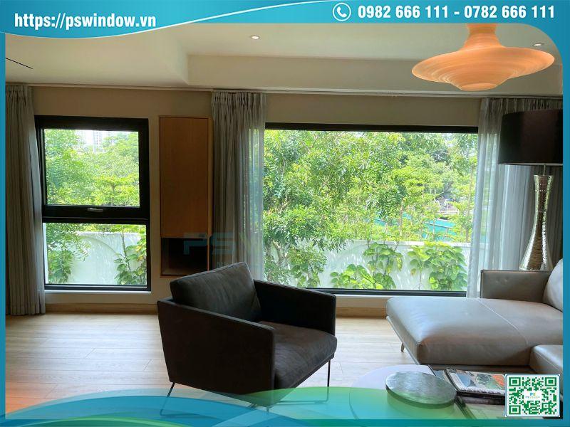 Cửa nhôm Rolan kính hộp Low-e cách âm cách nhiệt tối ưu