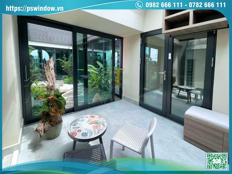 Cửa nhôm Soco phụ kiện Cmech bền bỉ, chống cạy phá