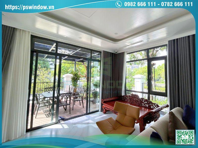 Cửa nhôm Xingfa xám đá bền đẹp, thiết kế đa dạng, hiện đại