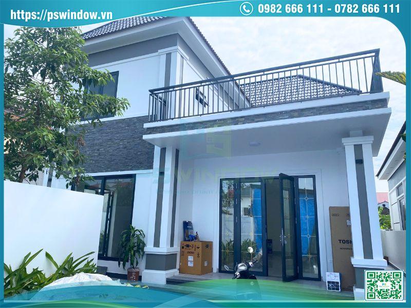 Cửa nhôm Xingfa lắp dặt cho công trình nhà ở tại Bắc Ninh