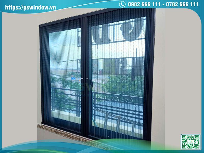 Cửa sổ có lưới chống muỗi dạng lùa 2 bên