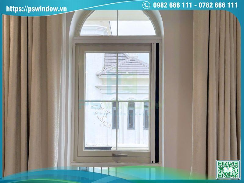 Cửa sổ nhôm kính có lưới chống muỗi nhôm Maxpro cao cấp