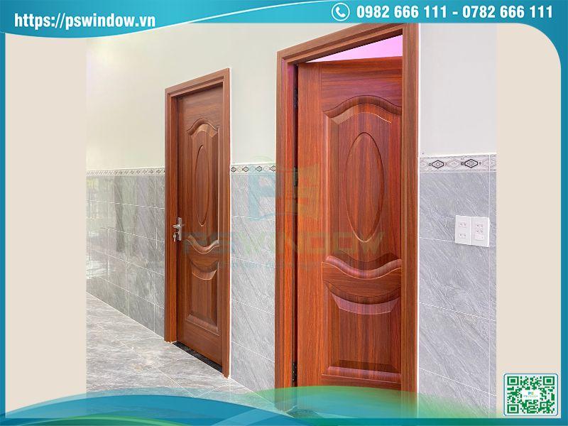 Cửa thép vân gỗ bền bỉ vượt trội, cách âm cách nhiệt
