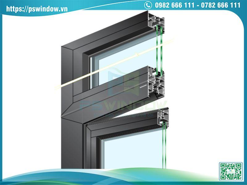 Hệ cửa sổ mở quay/ lật Holcom