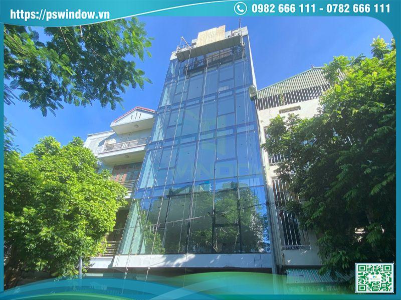 Mặt dựng kính Low-e khung nhôm Xingfa nhập khẩu