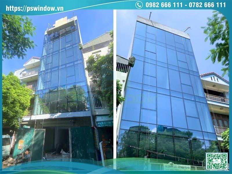 Mặt dựng nhôm kính sau khi hoàn thiện