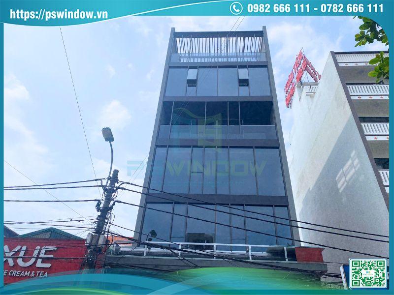 Mặt dựng nhôm Xingfa kính hộp phản quang cách nhiệt