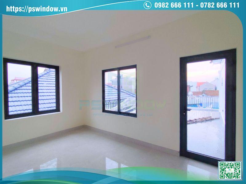 Pswindow lắp đặt cửa nhôm Xingfa xám đá chính hãng, giá tốt