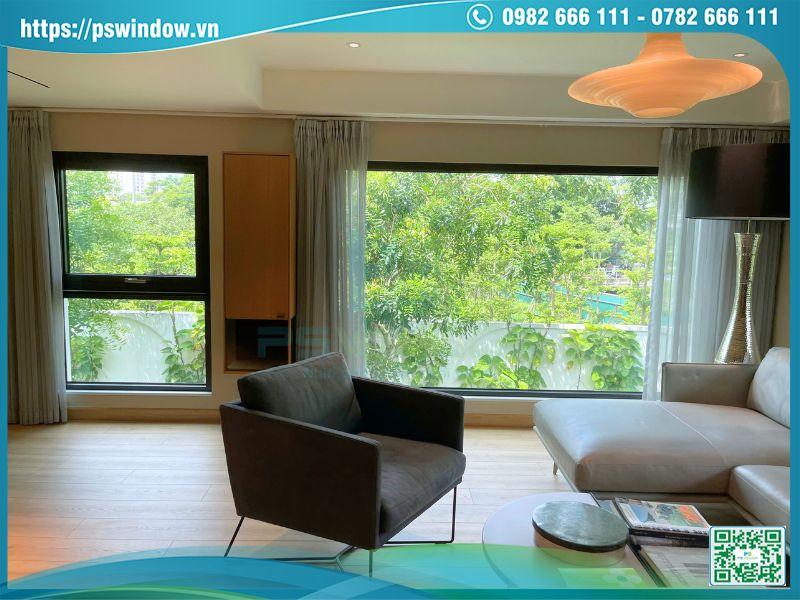 Pswindow thi công cửa nhôm cầu chính hãng, giá tốt