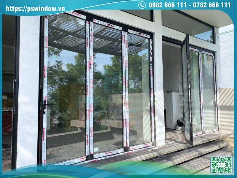 Pswindow thi công cửa xếp trượt Xingfa chính hãng giá tốt