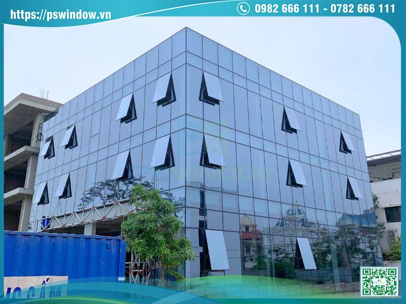 Pswindow thi công mặt dựng gần 1000m2 tại Hải Phòng