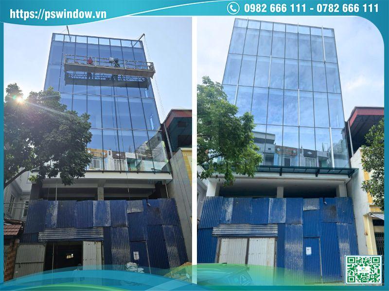 Pswindow thi công vách kính mặt dựng tại Hà Nội uy tín, giá tốt