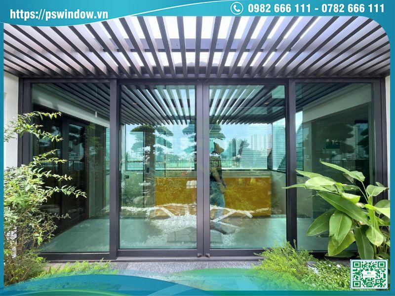 Thiết kế cửa nhôm cầu phong cách châu Âu sang trọng hiện đại