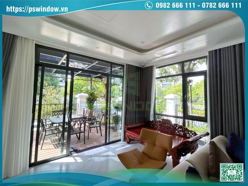 Thiết kế cửa Xingfa màu xám đá đa dạng, tinh tế