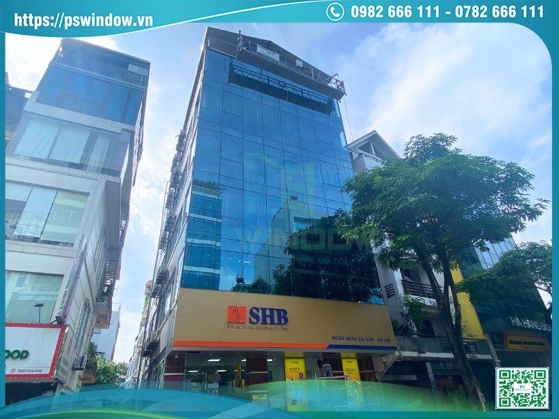 Vách kính giấu đố nhôm Xingfa kính dán phản quang cách nhiệt