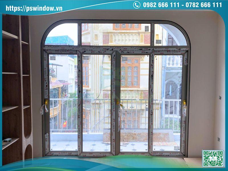 Bộ cửa Maxpro phụ kiện Cmech cao cấp kín khít, cách âm cho phòng ngủ