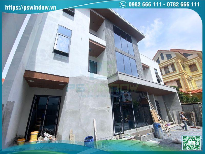 Công trình lắp đặt cửa nhôm Rolan kính hộp Low-e cách âm cách nhiệt tối ưu