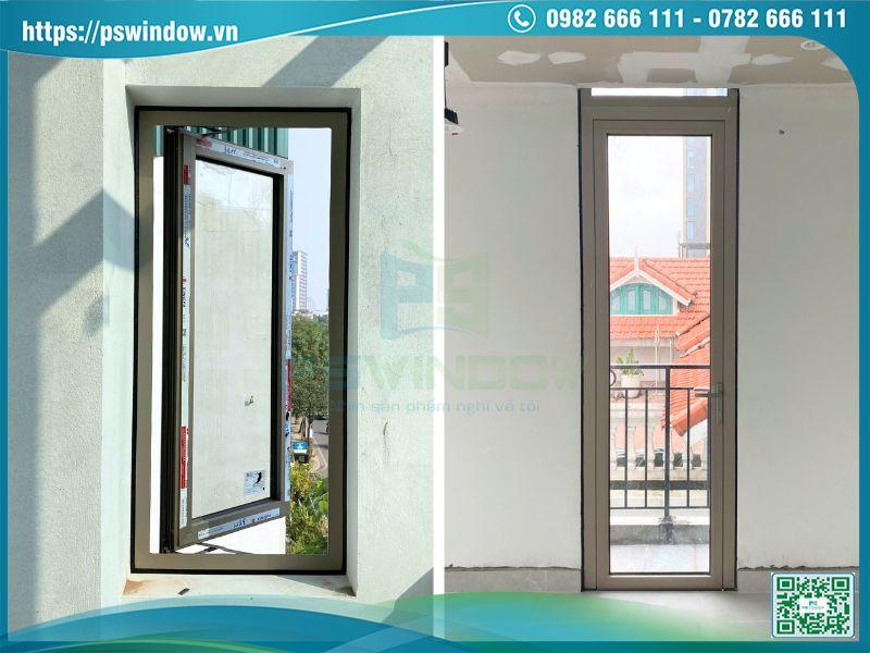 Cửa đi và cửa sổ nhôm Xingfa Class A Pswindow lắp đặt cho văn phòng