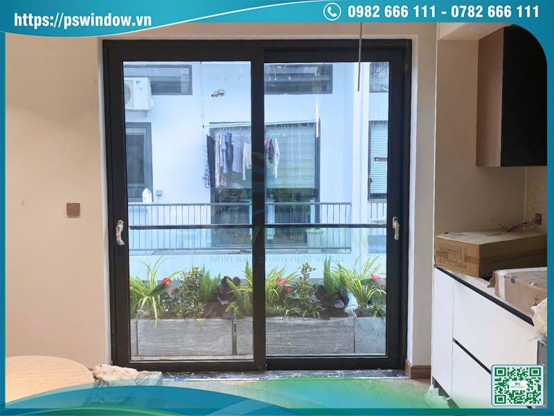 Cửa lùa 2 cánh Maxpro kính hộp phụ kiện Roto cao cấp