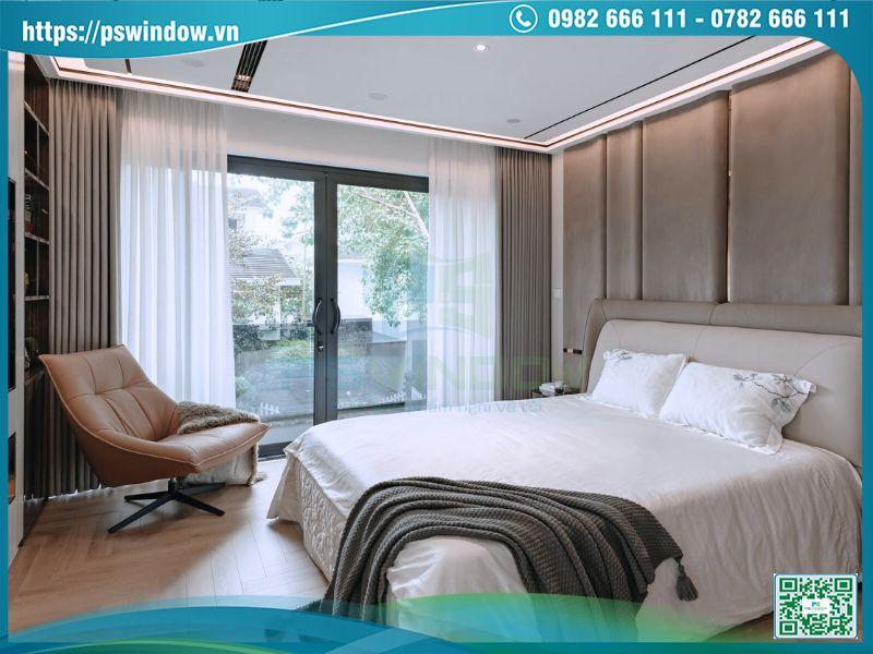 Cửa nhôm cao cấp cho phòng ngủ