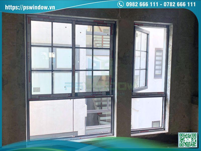 Cửa nhôm chia đố thiết kế chắc chắn, bền đẹp và độc đáo