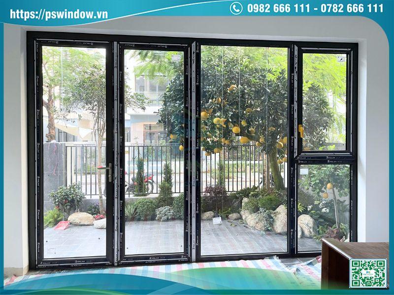 Cửa nhôm Rolan cao cấp thiết kế độc đáo cho phòng khách