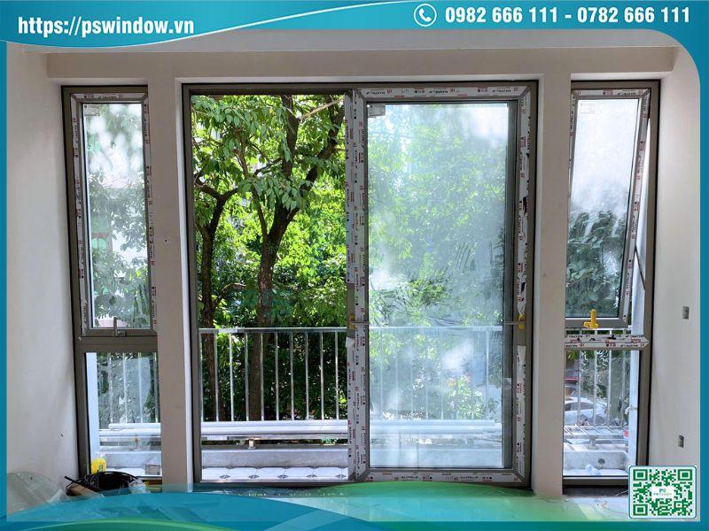 Cửa phòng ngủ nhôm Maxpro cách âm cách nhiệt hiệu quả