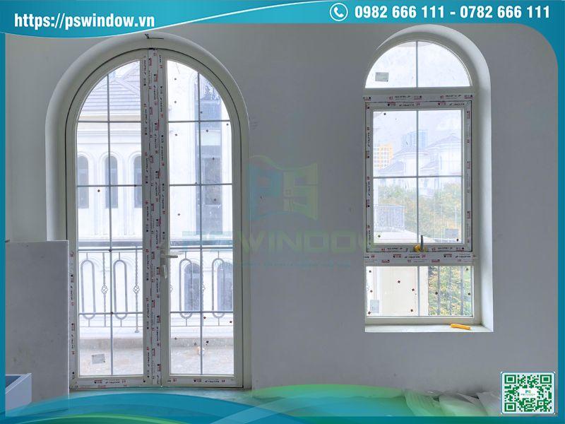 Cửa phòng ngủ nhôm Maxpro cao cấp cho biệt thự sang trọng