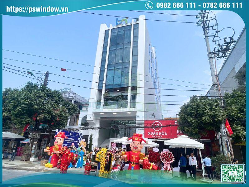 Hệ mặt dựng nhôm kính mang lại vẻ đẹp sang trọng hiện đại