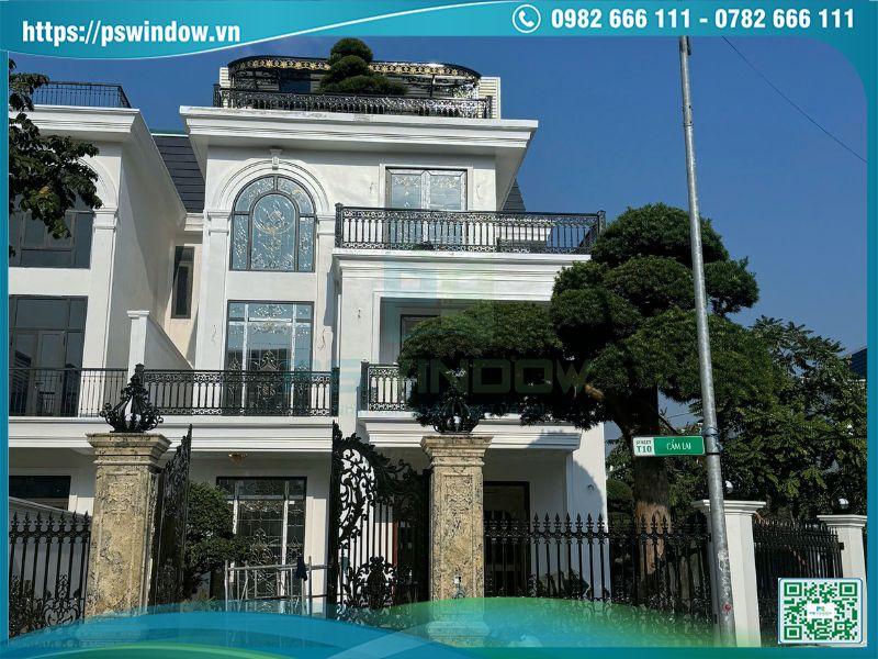 Hình ảnh Thi Công Cửa Nhôm Maxpro Kính Hộp Hoa Đồng Tại KĐT HUD Mê Linh