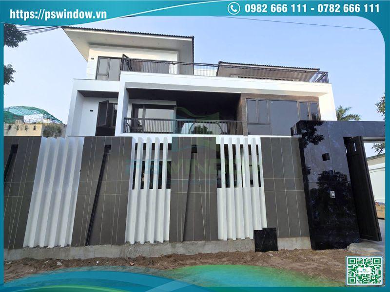 Hình ảnh Thi Công Cửa Nhôm Maxpro Kính Hộp Cao Cấp Tại Đông Anh