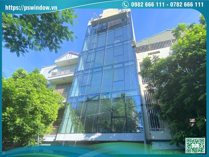 Pswindow thi công mặt dựng nhôm kính chính hãng, giá tốt