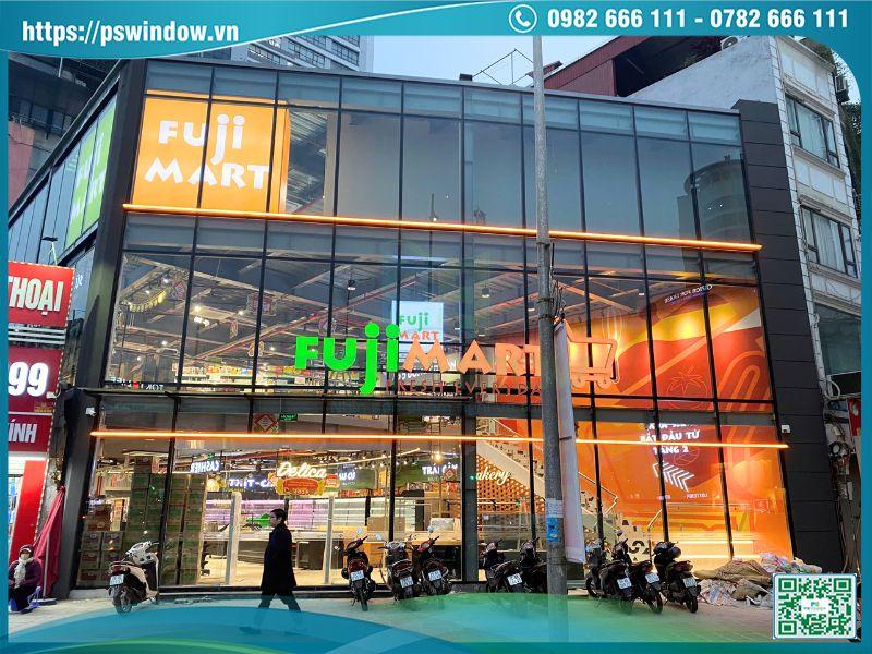 Pswindow thi công mặt dựng Xingfa kính Low-e cao cấp tại Minh Khai