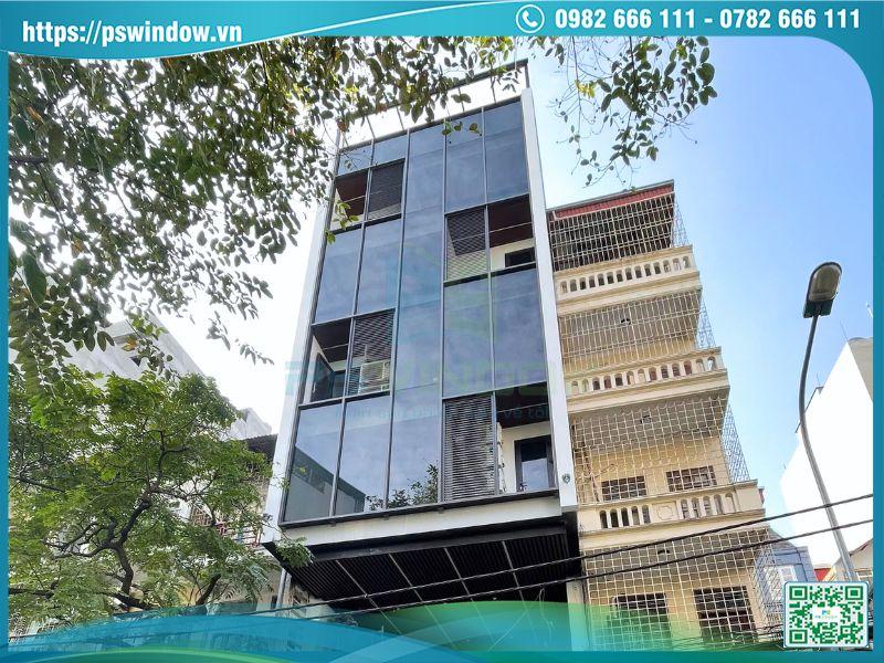 vach kinh giau do Vách kính giấu đố nhôm Xingfa kính hộp Low-e xingfa kinh hop low e